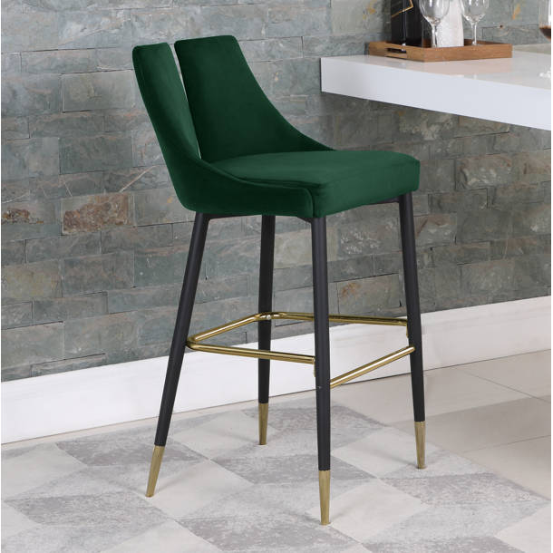 Everly Quinn Emerico Velvet Upholstered Side Chair & Reviews Wayfair